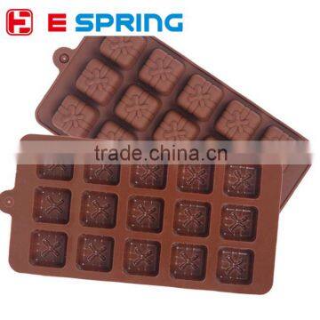 New Gift Box Shape Chocolate Candy Mold Ice Mold Tray Maker Jelly Silicone Moulds
