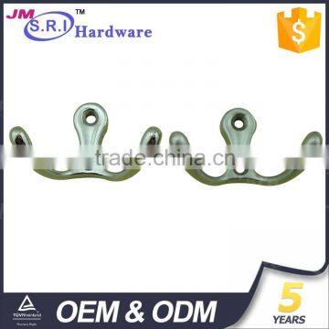 Hot Sale Zinc Alloy Toilet Double Coat Hook photo-4