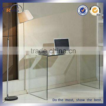  bent glass console table with SGS certificates