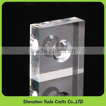 Machined Glass Plastic Components CNC Router Machining Clear Acrylic with Polished Service