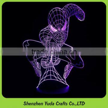 Bespoke Iron Man Spider Man Cartoon Figure Desk Micro USB Lighting Table Lamp photo-4