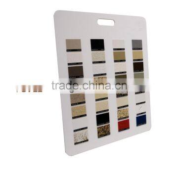 custom mdf sample display boards for tiles/ stone samples display boards PS011
