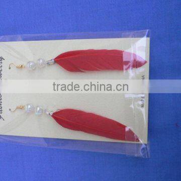 feather earrings