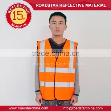 100% Polyster 2 Line Reflective Strip Reflective Vest