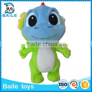 100% Polyester Fabric Green Baby Dinosaur Animal plush Toy