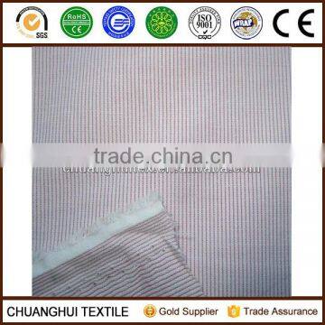 2013 hot sale stripe polyester cotton fabric for shirt