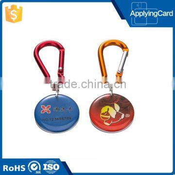 Low price Printed 13.56mhz 125khz NFC RFID epoxy tag card used as contactless bus ticket card