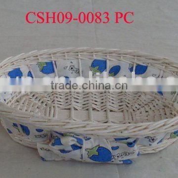 new style of willow tray basket