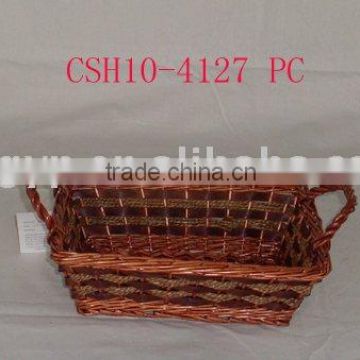 new style of willow tray basket