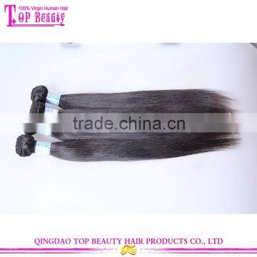 High Quality Virgin Brazilian Straight Hair Weave Bundles Wavy Hair photo-5