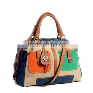 Handbag suede multicolor serie 851