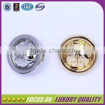 Gold good polishing sew button for woman dress