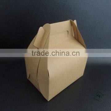 Kraft paper box for cupcake