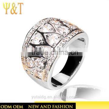 Jingli jewelry Pave Setting Silver Wedding Ring (YJ-857)
