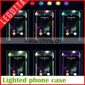 Factory price led flash light bright colorful selfie lighted phone cover