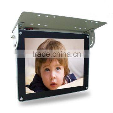 Hot 19 inch ceiling mounted bus advertising digital signage for 1080p video display support wifi 3g for bus advertising