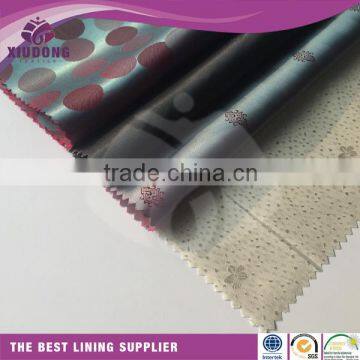 polyester visose jacquard taffeta lining fabric