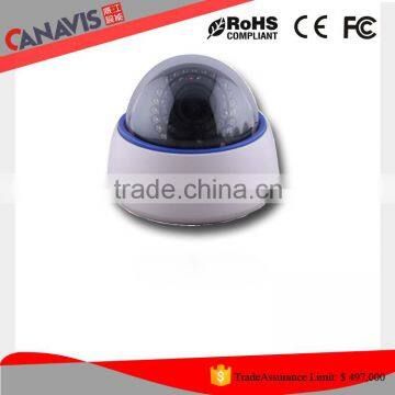 2.0 megapixel high definition indoor dome plastic 1080p cctv ip camera