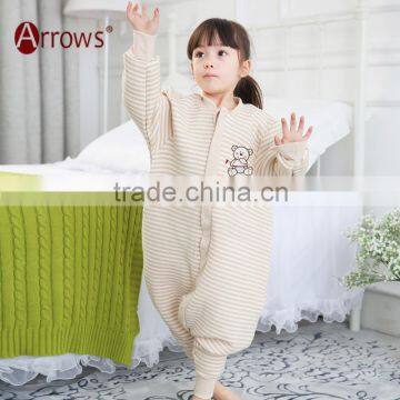 2016 hot sale organic cotton import baby clothes baby romper baby sleeping bag