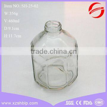 460ml circular kerosene lamp glass bottles clear glass jar beautiful glass jar