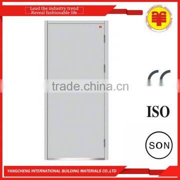 Latest single swing cold rolled steel main metal doors design for family flat