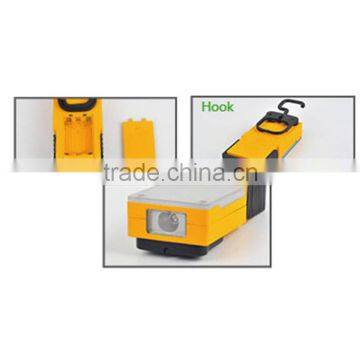 2016 New Magentic 3W COB Working Light With Internal Hanging Hook Flashlight Lamp Wheel