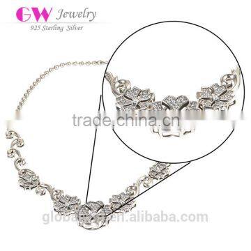 Wholesale Fashion Design Necklace Women American Diamond Necklace Sets