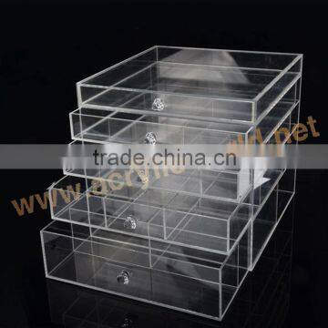 makeup storage drawer/acrylic cosmetic drawer/acrylic makeup storage cabinet