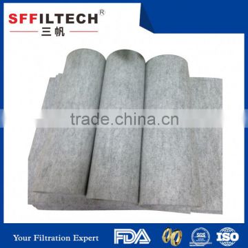 popular high quality cheap polyester filter cloth microns