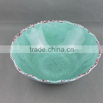 B124 12" melamine salad bowl