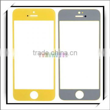 For iPhone 5 Color Front Glass Yellow -87009378