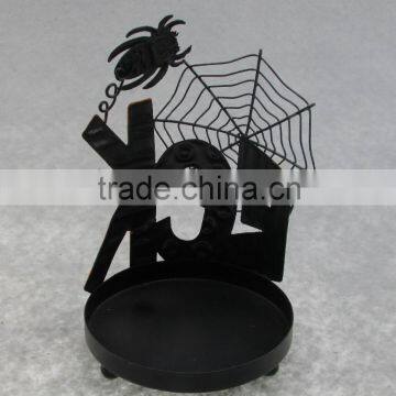 Metal Spieder Candle Holder Halloween Decorations photo-2