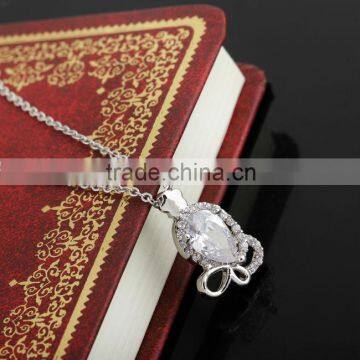 fashion diamond pendant necklaces 2014 (AM-D0326)