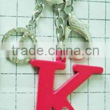 Our New Design Letter K Metal Keychain