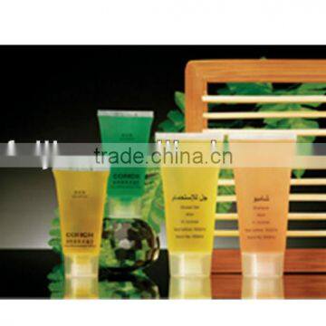 hotel disposable transparent shampoos set