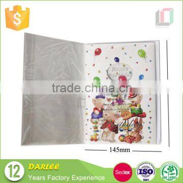 2016 China Oem Embossing Hot Stamping Foldable Luxury Art Paper Music Greeting Cards photo-3