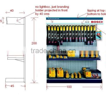 free standing accessories display rack / tools display rack / tools display stand