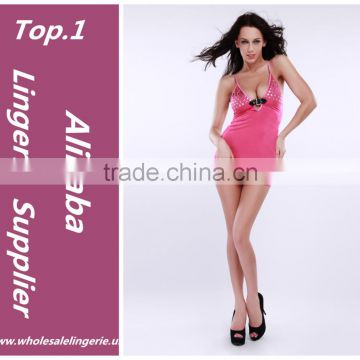 Sling open bust women hot sexy image babydoll lingerie sleep dress wholesale