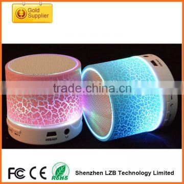 Hot sale LED lighing mini speaker portable bluetooth speaker Mini LED speaker, wireless mini lights speaker