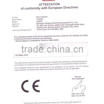 Distributor Wanted Factory Direct Selling Skin Moisture Test Machine Spectrum Analyzer photo-3