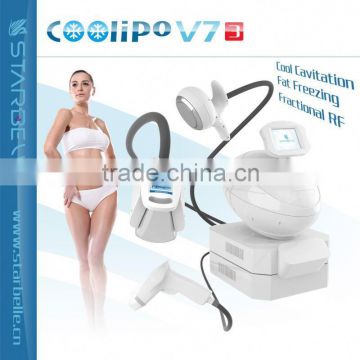 Hot selling COOLIPO V7 Cavitation RF Cool Loss Weight Machine