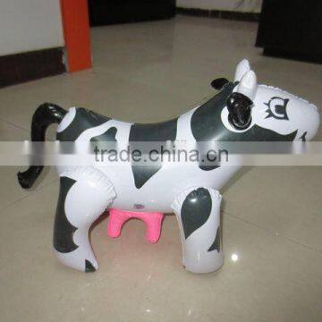 Custom logo printed New design inflatable cow toys for kids play