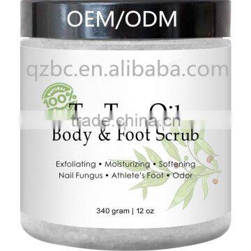 Chingo Pure Tea Tree Oil Body and Foot Scrub - 12 oz