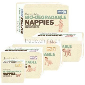 Beaming Baby Bio-Degradable Nappies - Mini Size, 2-6kg, 4-13lbs, 20pieces