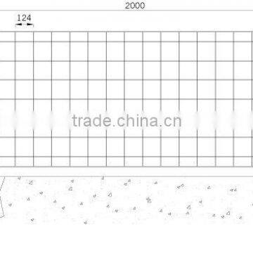 Metal fence/steel grating fencing/manufacturer/heavy duty