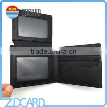 protected genuine leather rfid blocking wallet