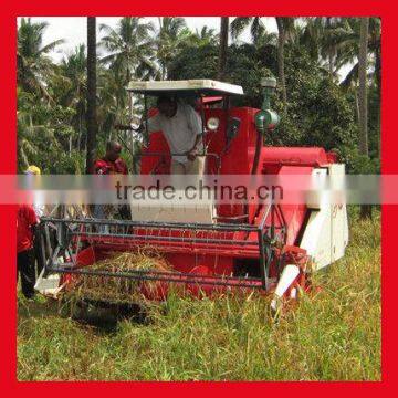 Professional mini combine harvester for rice and wheat