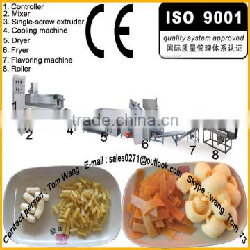 Stainless steel full automatic pasta snacks production line with CE