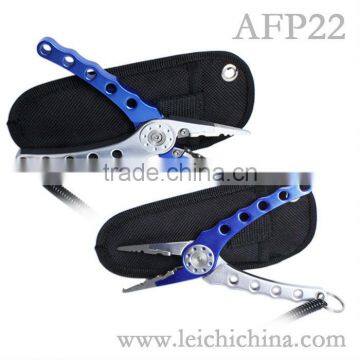 Precision machine cut aluminum fishing pliers