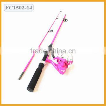 Pink Fishing Rod and LED Fishing Reel